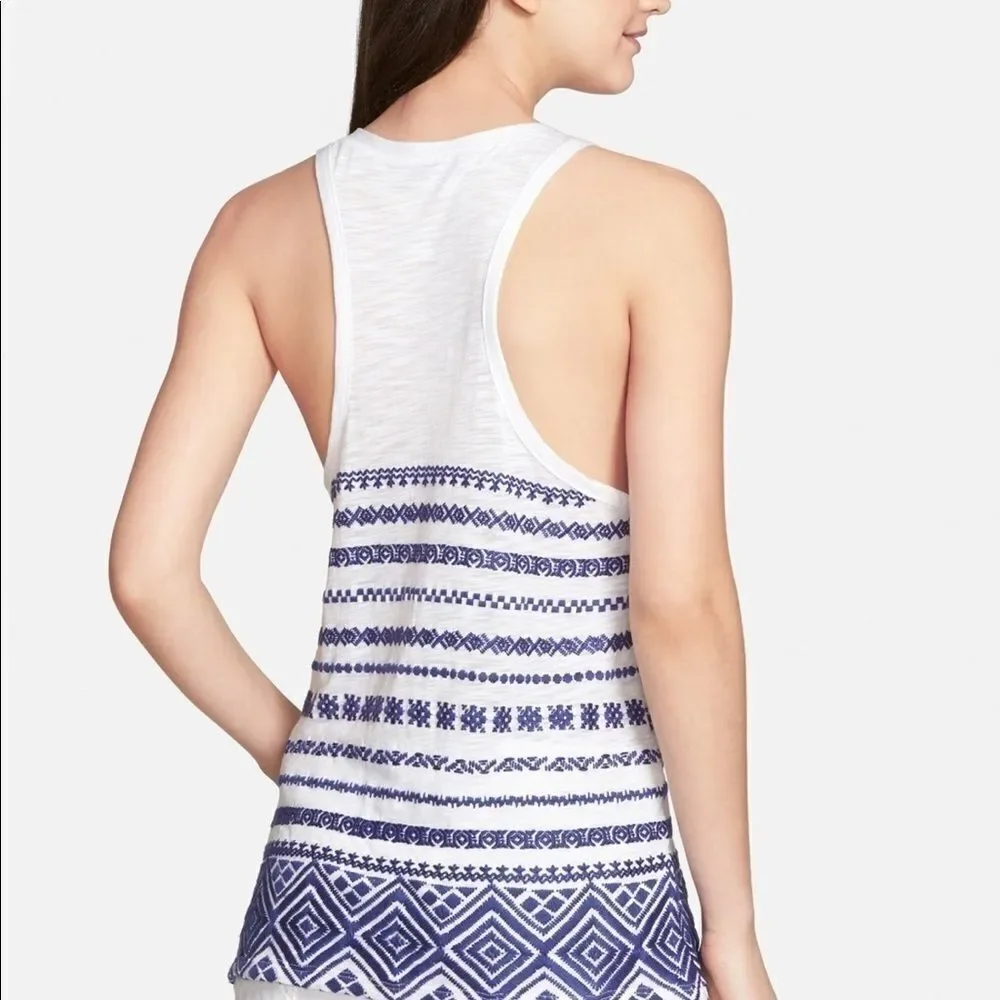 Sam Edelman | Embroidered Boho Raceback Ta… - Picture 3 of 5